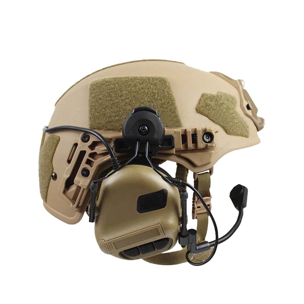 1 Pairs Tactical Headset Bracket Fast Ops Core Helmet ARC Rail Adapter Set fit for Comtac II Series Noise Cancelling Headset