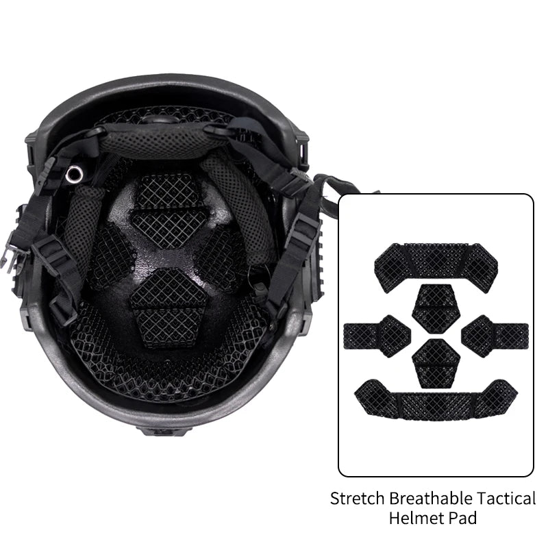 3D Lattice Breathable Helmet Lining with Heat Dissipation and Comfortable Shock-Absorbing Pad Tactical Helmet Heat Dissipation P