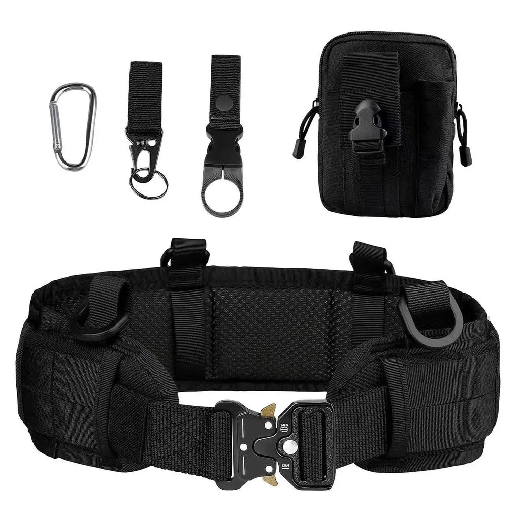 Military Fan Outdoor Multifunctional Belt Quick Release Buckle Molle Tactical Waist Seal Field Training Combination Belt Set