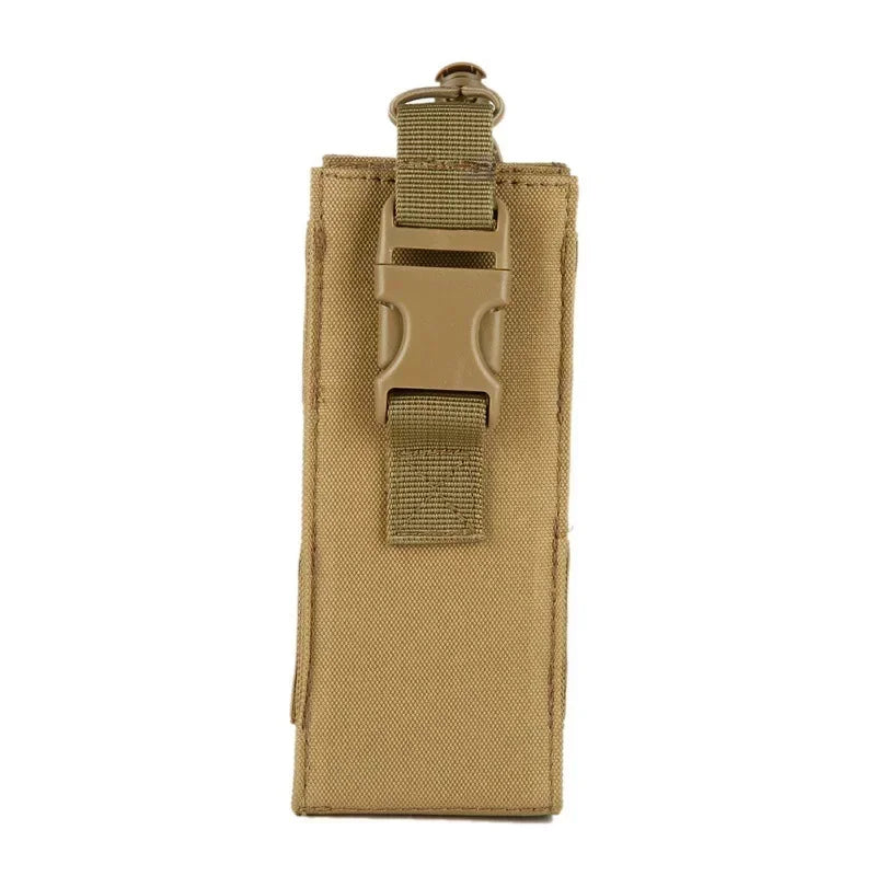 1Pc Molle Water Bottle Holder Pack Travel Camping Hiking Airsoft Walkie Talkie Holster Waist Bag Outdoor Hunting Radio Mag Pouch