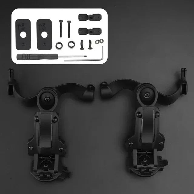 Tactica ARC Helmet Rail Adapter Helmet Headset Rail Mount Fits Earmor Headphones Adapter Bow Rail Mount Headphone Accessories