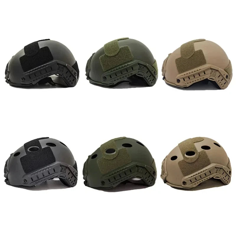 Tactical Helmet Fast PJ Type Airsoft Paintball Shooting Wargame Helmets Combat Head Protective Gear