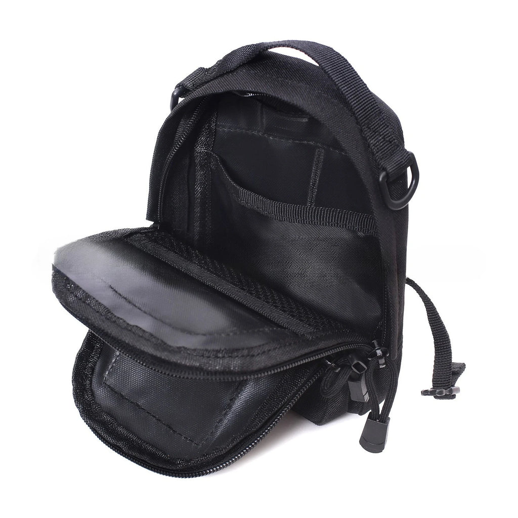 Tactical Molle Pouch Small, EDC Utility Pouch Tactical Tool Pouches Bag Compact Multi-Purpose Waist Pouch Hunting Shoulder Bag