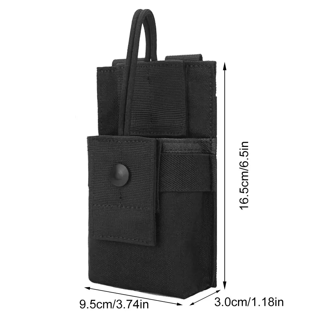 Molle System Walkie-talkie Bag Multifunctional Camouflage Accessory Bag Outdoor Sports Wireless Calling Machine Bag Pocket