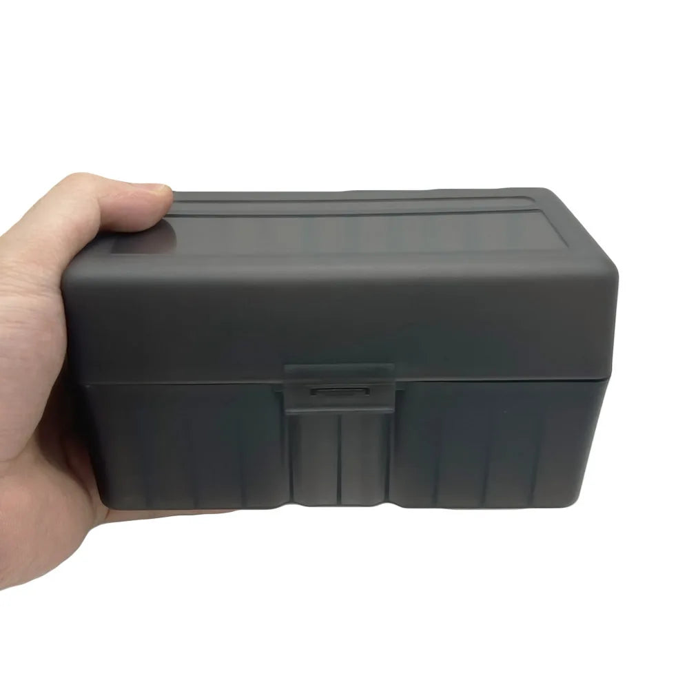 Tactical 50 Round Rifle Ammo Box Flip-Top Carrying Ammo Box for 243 .308 Win 7.62x51mm Nato 220 Swift Hunting Accessories