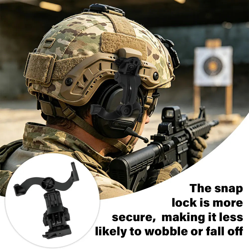 Shooting Headset Bracket Rail Mount Kit ARC Helmet Rail Adapter for OPS Core ARC and Team Wendy M-LOK Rails Headphone Brackets