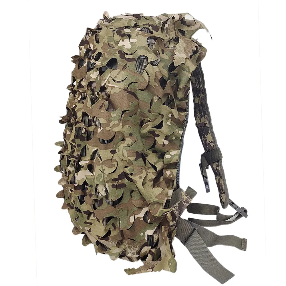 New Tactical 3D Camouflage Backpack Cover 60L 80L Outdoor Hunting Airsoft Backpack Cover Hunting Equipment