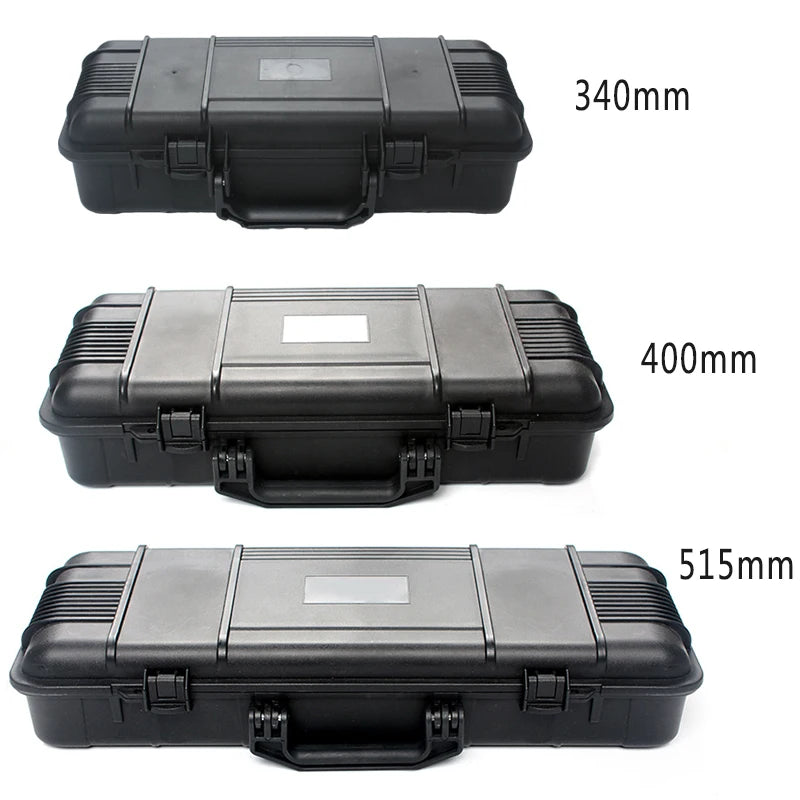 Tactical Safety Gun Bag Case Shockproof Box Storage Foam Instrument Tool Box Hunting Equipment Protective Sealed Box with Sponge