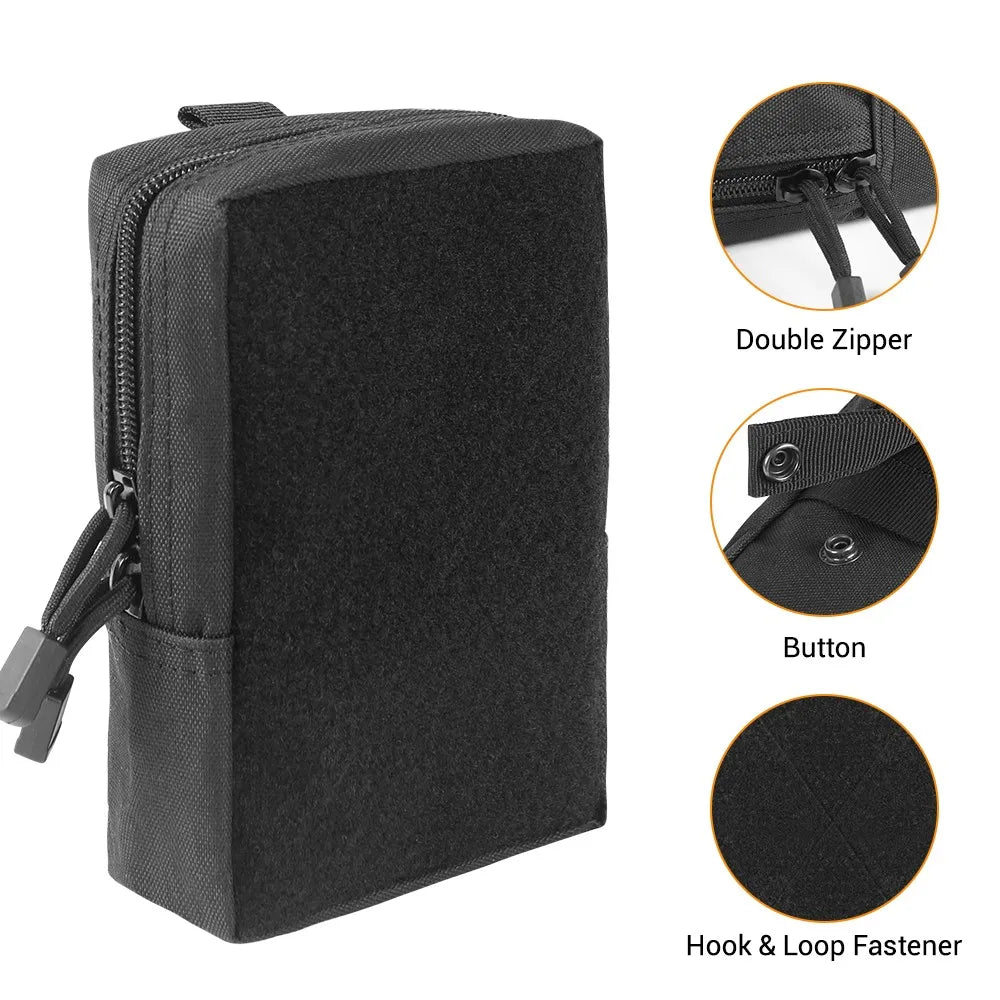 Tactical Molle Pouch Multi-Purpose Compact Belt Waist Bag Small Utility EDC Tool Pouch Funny Pack Hunting Airsoft Accessories