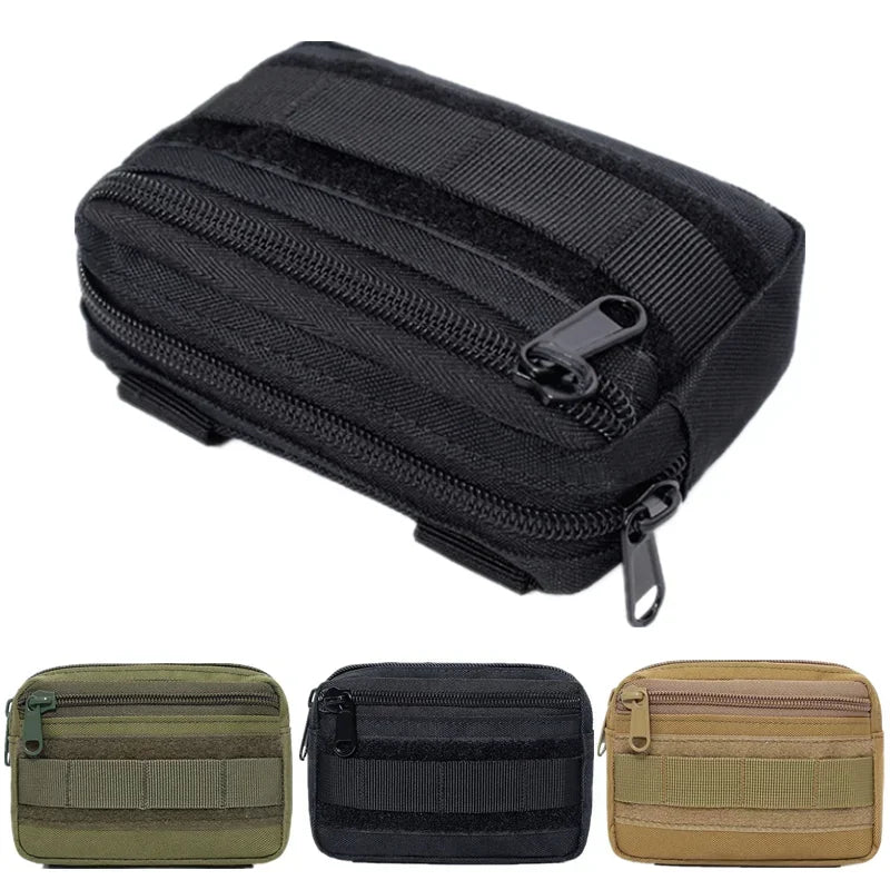 Tactical Waist Bag Outdoor Camping EDC Tool Wallet Purse Fanny Backpack Phone Bag Nylon Molle Hunting Waist Belt Pouch