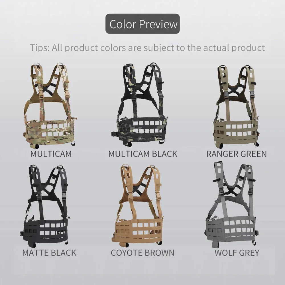 JPC Tactical Vest SPC Chest Rigs Molle System Hunting Airsoft Paintball Lightweight Multi-functional Load Bearing Platform