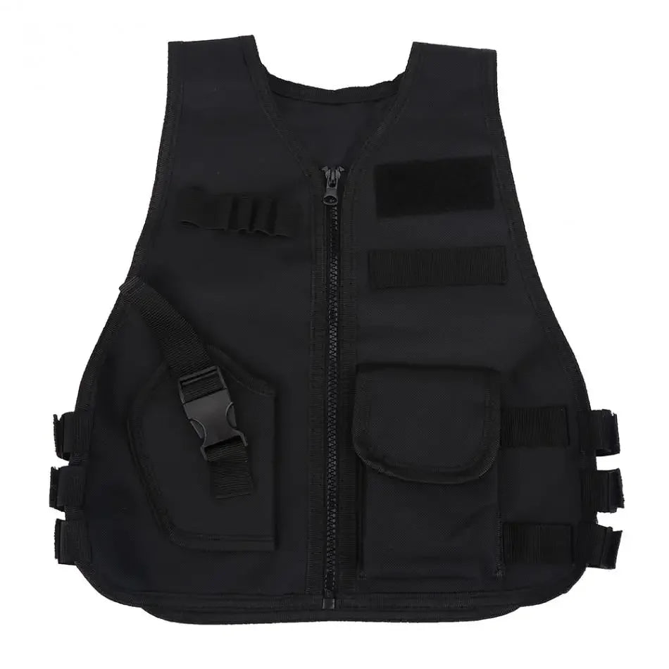 Children Military Tactical Hunting Sniper Vest Hunting Camouflage Uniform Jungle Hiking Clothing CS Game Vest for Kids