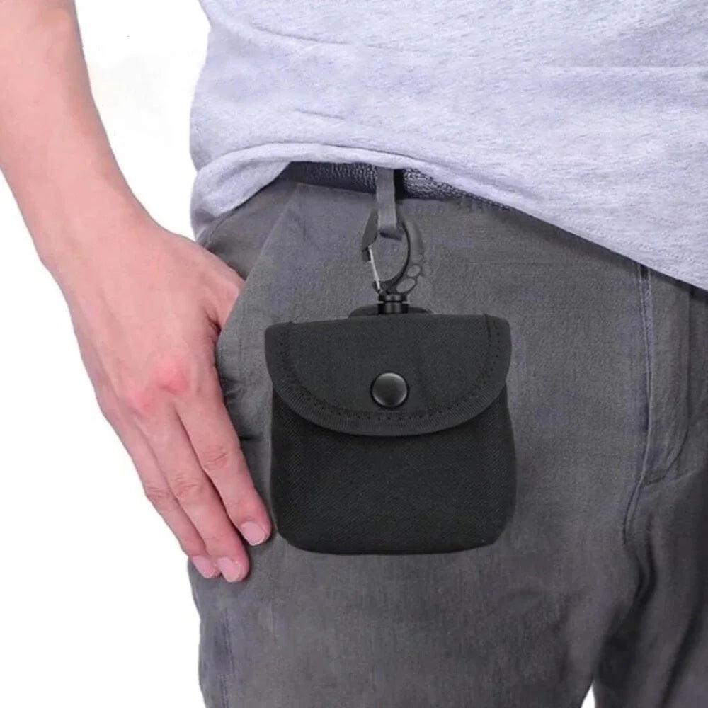 Waterproof Oxford Fabric Mini EDC Pouch Keychain Bag Portable Coin Earphone Keys Storage Bag Outdoor Hunting Waist Organizer