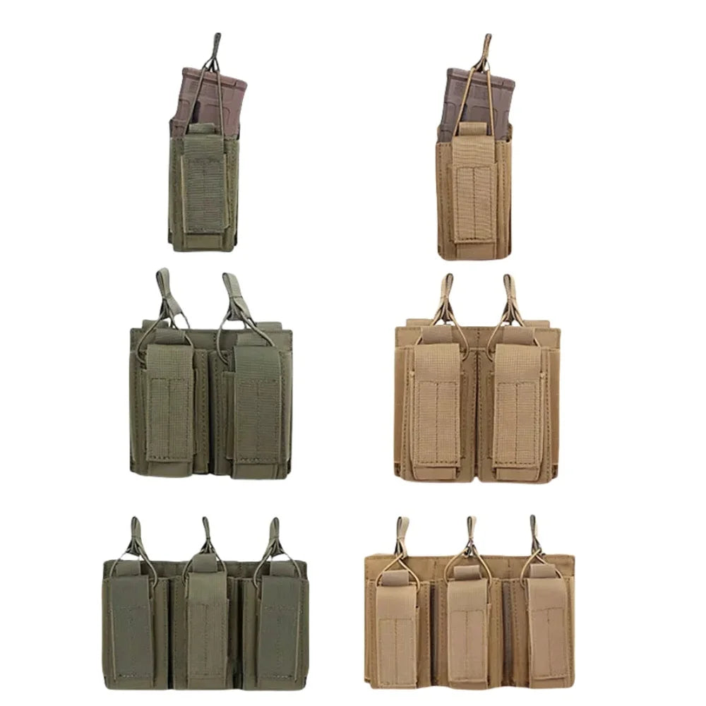 Outdoor mother child magazine bag single/double/triple, accessory pistol magazine bag field vest hanging bag