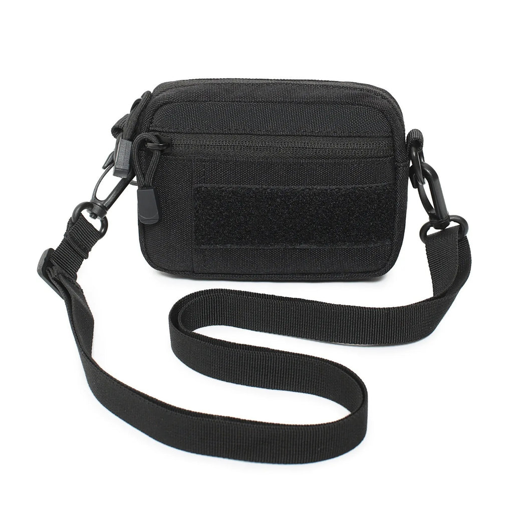 Tactical Crossbody EDC Pouch Compact Molle Waist Pack & Shoulder Bag 600D Nylon Organizer for Daily Essentials & Gadgets