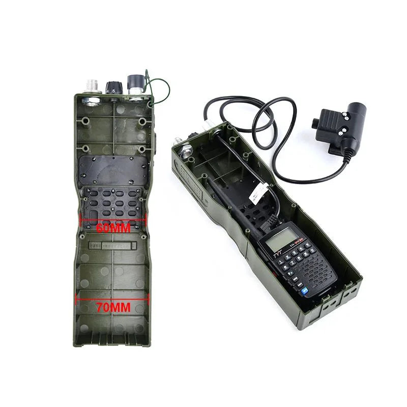 Tactical Military Softair Army Radio PRC 152 Dummy Radio Case Antenna Package Talkie Walkie Interphone Model Cospaly