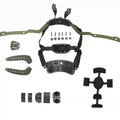 15 Ballistic Helmet Full Set - Suspension Liner & Cuttlefish Rail | Military-Style Outdoor Tactical Civilian Accessory