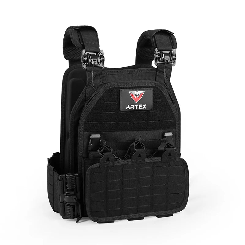 Artex Light Weight Quick Release Combat Plate Carrier 1000D Nylon Molle Chaleco Tactico Tactical Vest Hunting