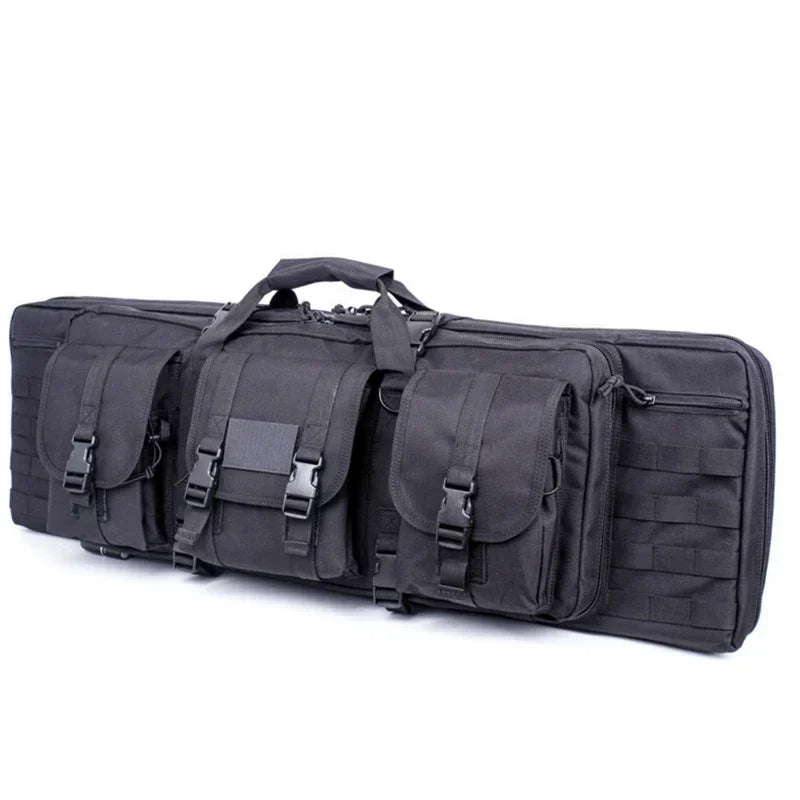 Tactical 36/47inch Gun Bag Double Rifle Backpack Outdoor Long Gun Case Large Capacity Fishing Bag Hunting Accessories