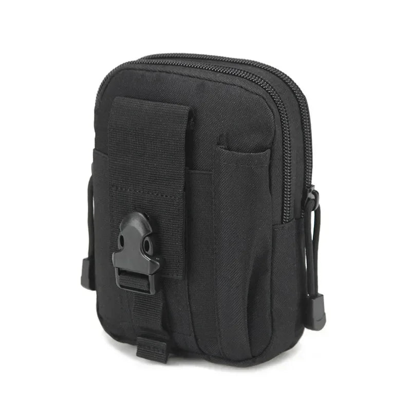 1Pcs Men's Belt Bag Outdoor Waist Bag Bag Waterproof Camo Sports Hunting Accessories Molle Nylon Cell Phone Storage Waist Pack