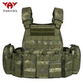 YAKEDA camouflage amphibious training vest, outdoor CS training vest