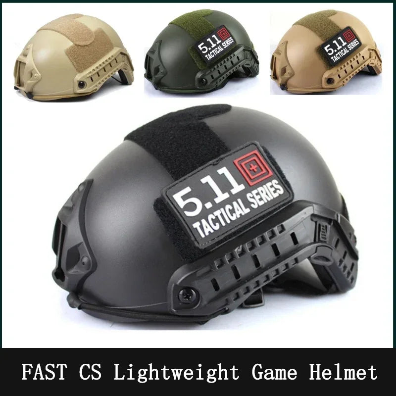 FAST Helmet Airsoft MH Helmet ABS New Thickened  Outdoor PJ Air Gun Shooting CS Protective Equipment for adult WARGAME & Cosplay