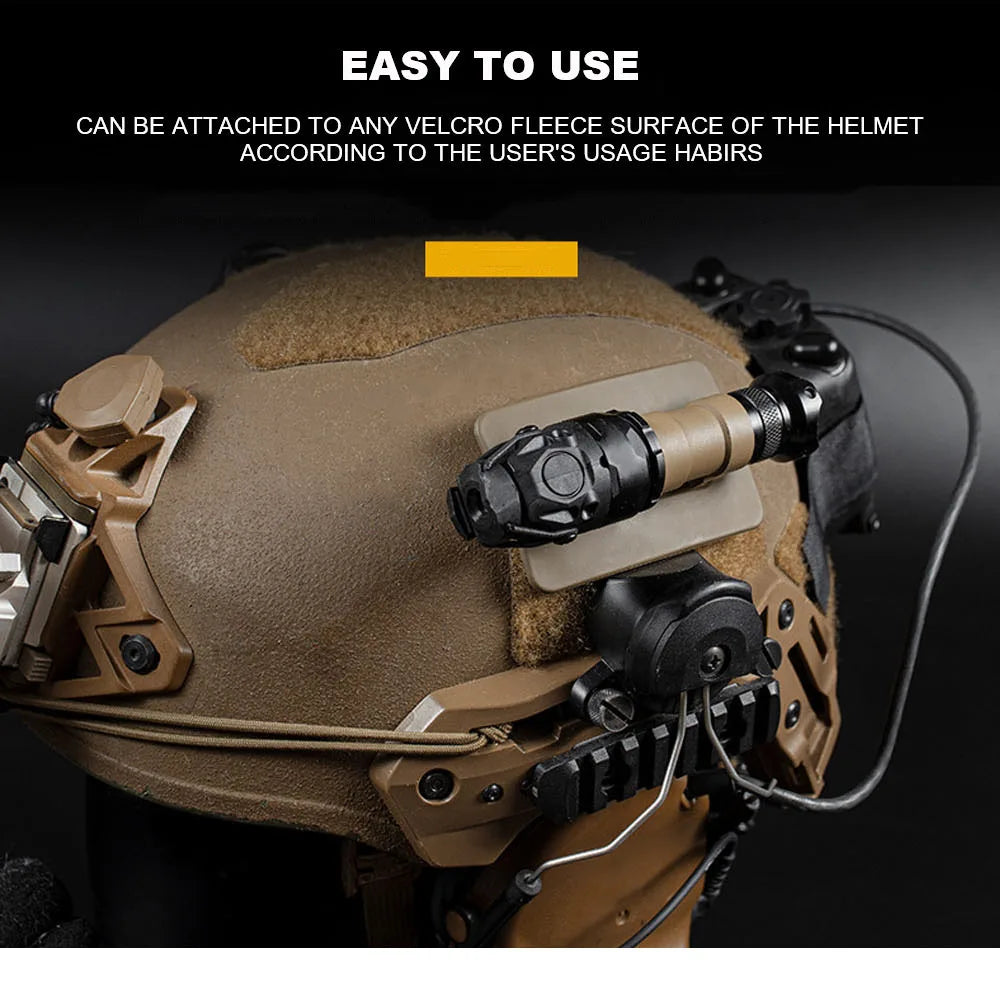 Tactical Helmet Camera Adapter Flashlight Holder Nylon Hook Loop Hunting Militar Airsoft Fast Helmet Adapter Base Fixed Mount