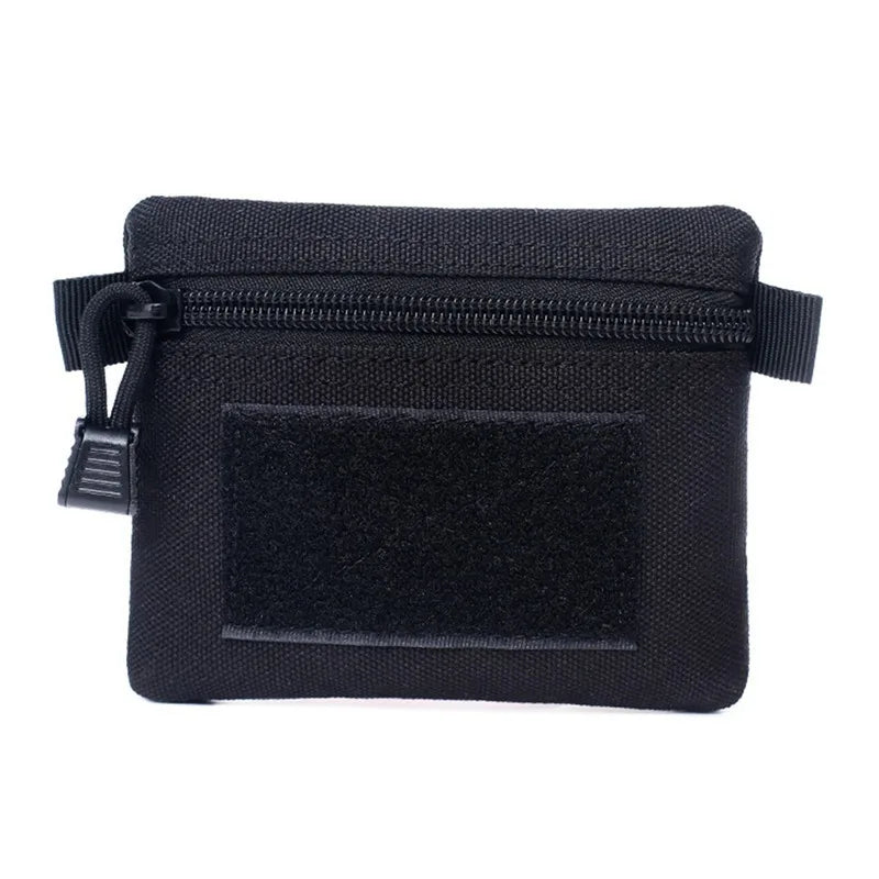 1000D Nylon Outdoor Camping EDC Molle Wallet Waterproof Portable Travel Zipper Waist Pouch for Camping Hiking Hunting EDC Pouch