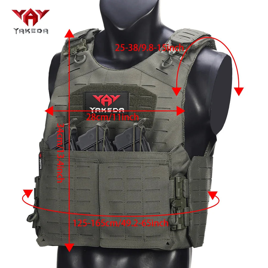 Hidden triple bag vest with wear-resistant and tear resistant fabric that is three times more durable than conventional ones