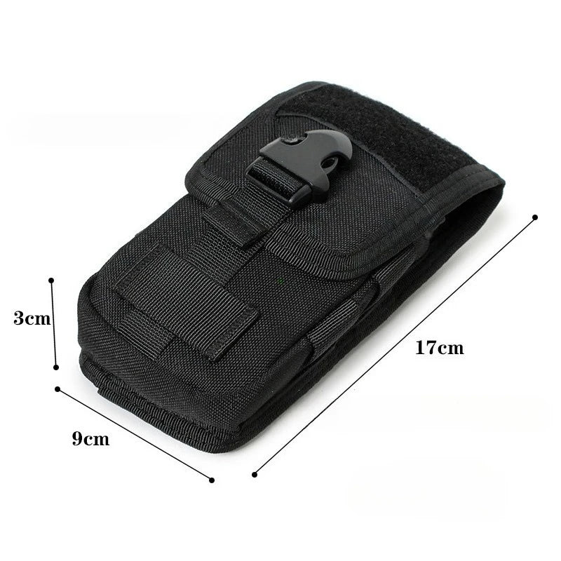 1000DTactical Double-layer Phone Pouch Hunting Camouflage Molle Bags Outdoor Hunting Molle Fanny Bag Waist Bag Outdoor Sport Bag