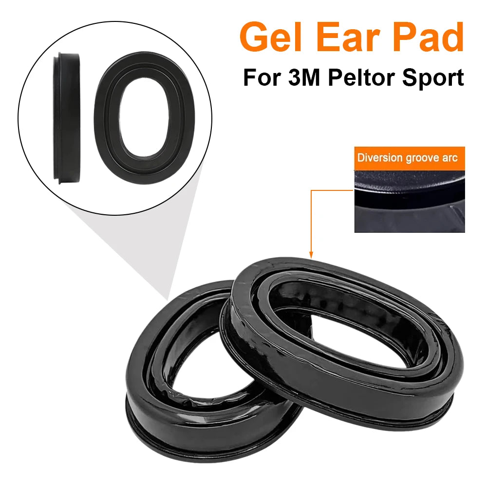 5pcs Gel Ear Pads for 3M PELTOR Earmuffs, Personal Protective Equipment ,Comfort Replacement Ear Muffs Cushions