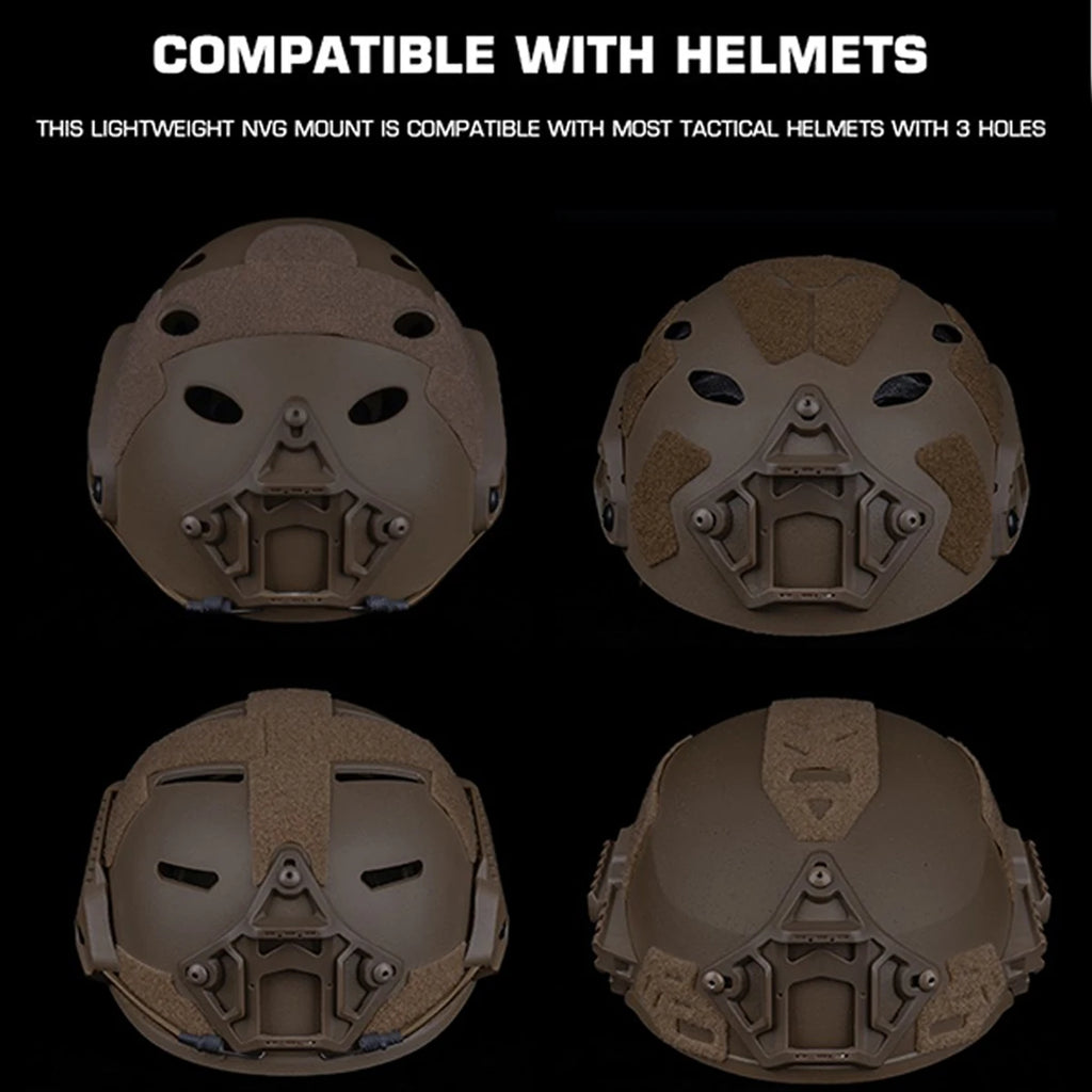 Lightweight Night Vision Goggles Bracket Tactical Airgun Helmet Accessories for G19 /G24/G30/G34/G70 Night Vision Goggles Base