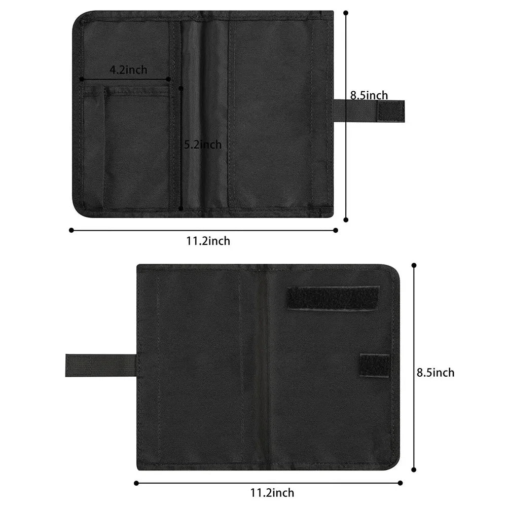 A5 Protective Case Cover Notebook, Outdoor Tactical Pocket Journal with Detachable Loose-leaf Pages