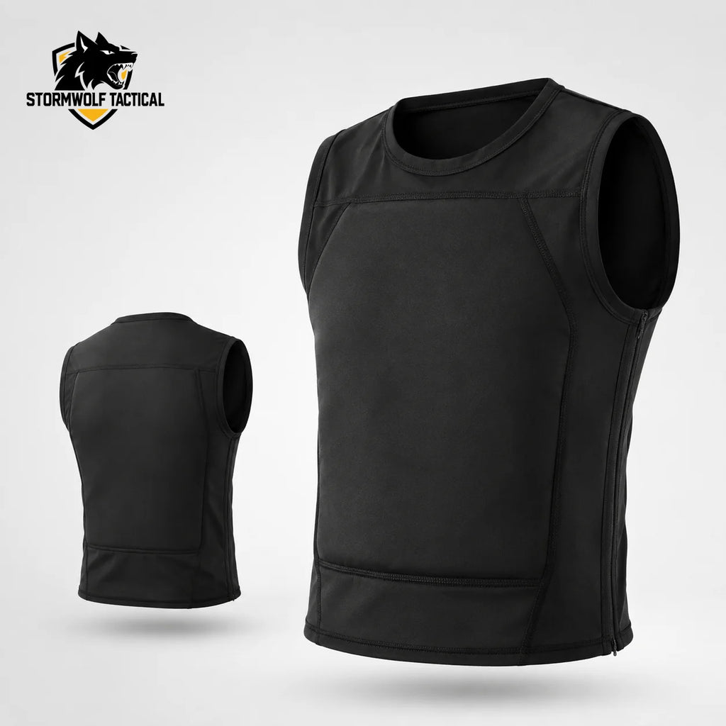 Stretchable Quick Release Tactical Training Vest Close Fit Soft Padded Front Back Coverage for Outdoor Fitness Hiking