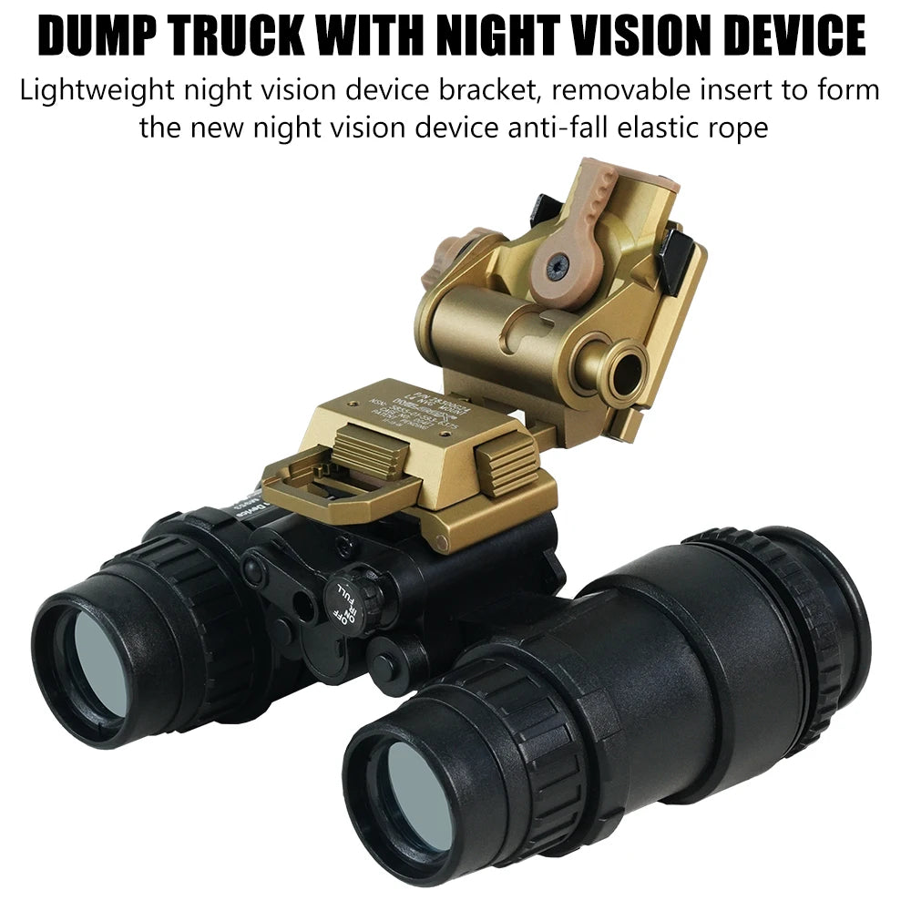 BOOIU Helmet Model PVS15 Night Vision Two-Tube Night Vision Device With Battery Case Sports Helmet Accessory No Function Model