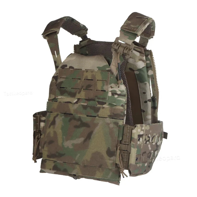 Tactical Plate Carrier Vest Modular MOLLE Armor Carrier Reactive Cummerbund Quick Release Hunting Airsoft Training Gear SS Style