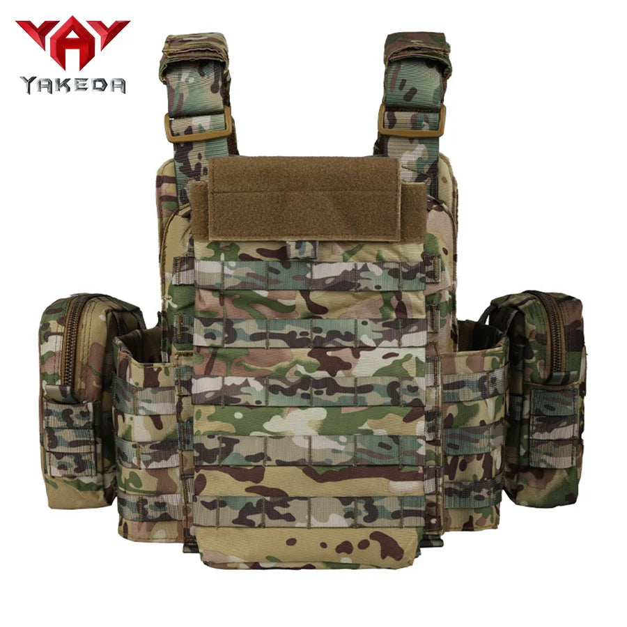 YAKEDA Five Piece Equipment Bag Training Vest, Detachable and Expandable, Waterproof, Wear-Resistant and Tear Resistant