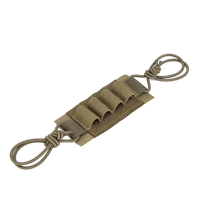 Tactical Helmet Battery Holder Night Vision Fixed Safety Elastic Storage Rope Helmet Battery Pouch for CR123A