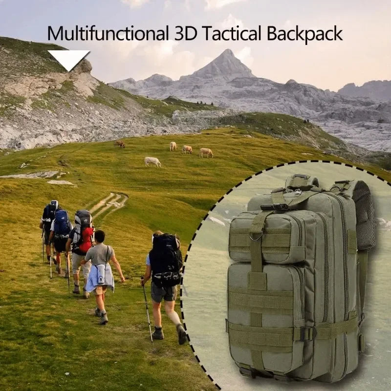 Outdoor Climbing Hunting Backpack Fishing Hiking Nylon Classic Tactical Backpack Travel Sports Camouflage Bag Tactical Backpack