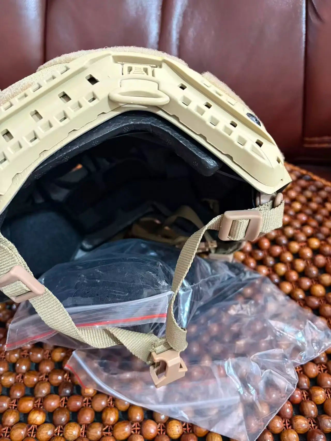 Perforated Carbon Fiber Version Lightweight Breathable Suspension Security Emergency Riding Helmet