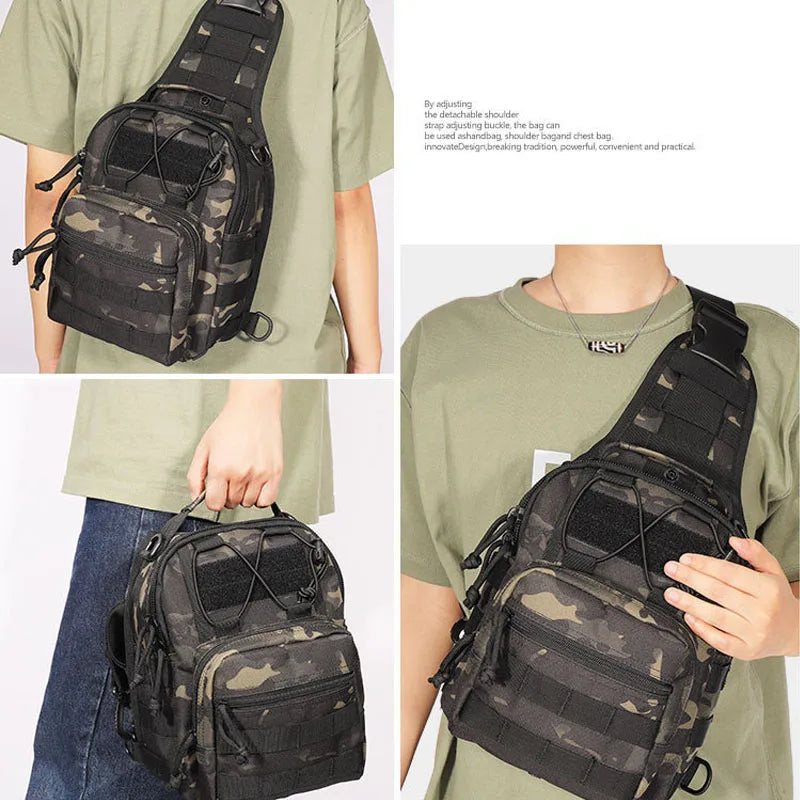 Outdoor Tactical Shoulder Bag EDC Sport Bag Pack Hiking Camping Shoulder Backpack for Hunting Pack