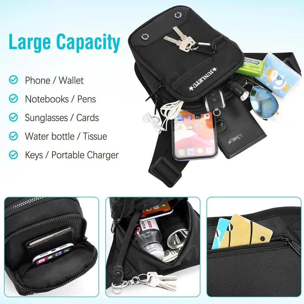 1PCS Drop Leg Bag For Men Women Thigh Bag With Leg Strap For Motorcycle Riding Hip Pouch Leg Fanny Pack Purse Crossbody Hiking