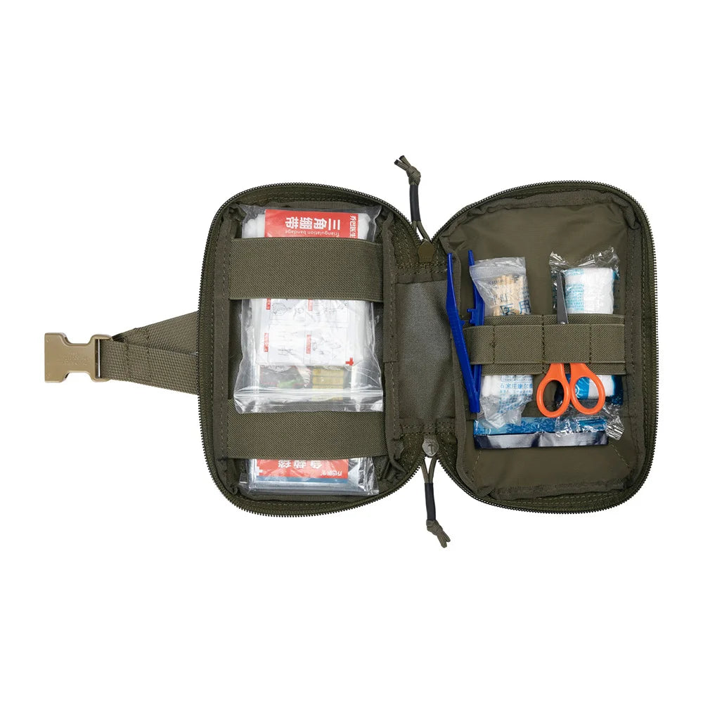 Tactical Molle Pouch Waist Pack EDC Portable Bag Magic Tape Tool Bag Hunting Vest Accessories Pouch Outdoor Multifunctional Kit