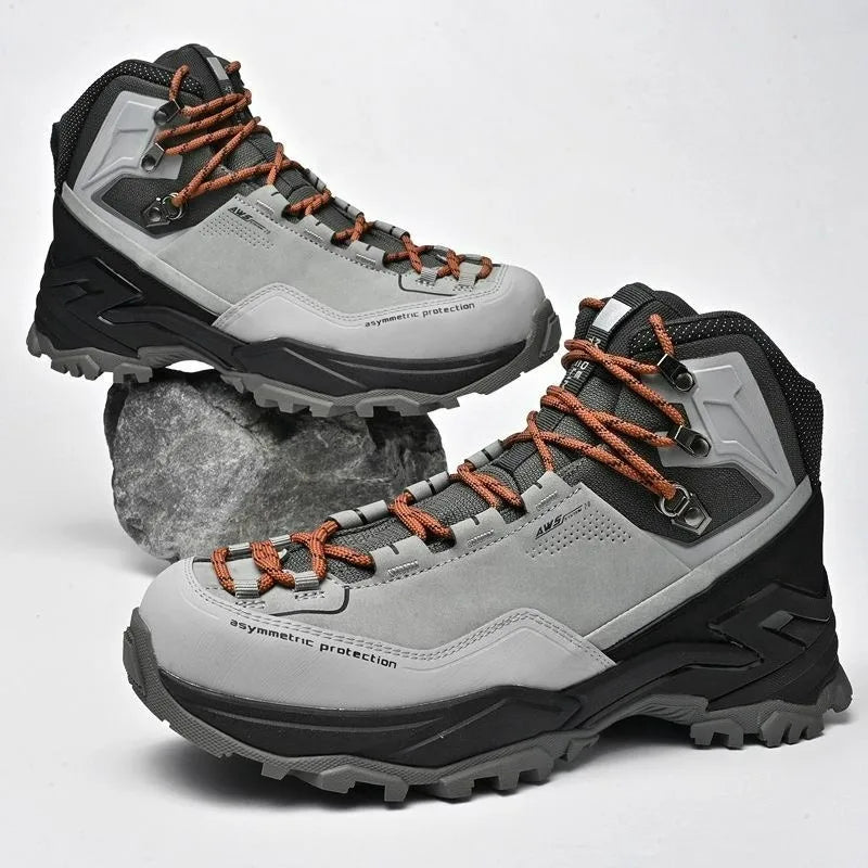 Winter 2025 Hiking Shoes For Men High Top Walking Outdoor Shoe Man Anti-Slippery Trekking Boots Mens Designer  Camping Shoes