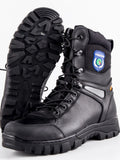 Anti Smashing Puncture Cowhide Material Forest Protection Combat Boots Emergency Rescue Outdoor Hunting Protective Labor Shoes