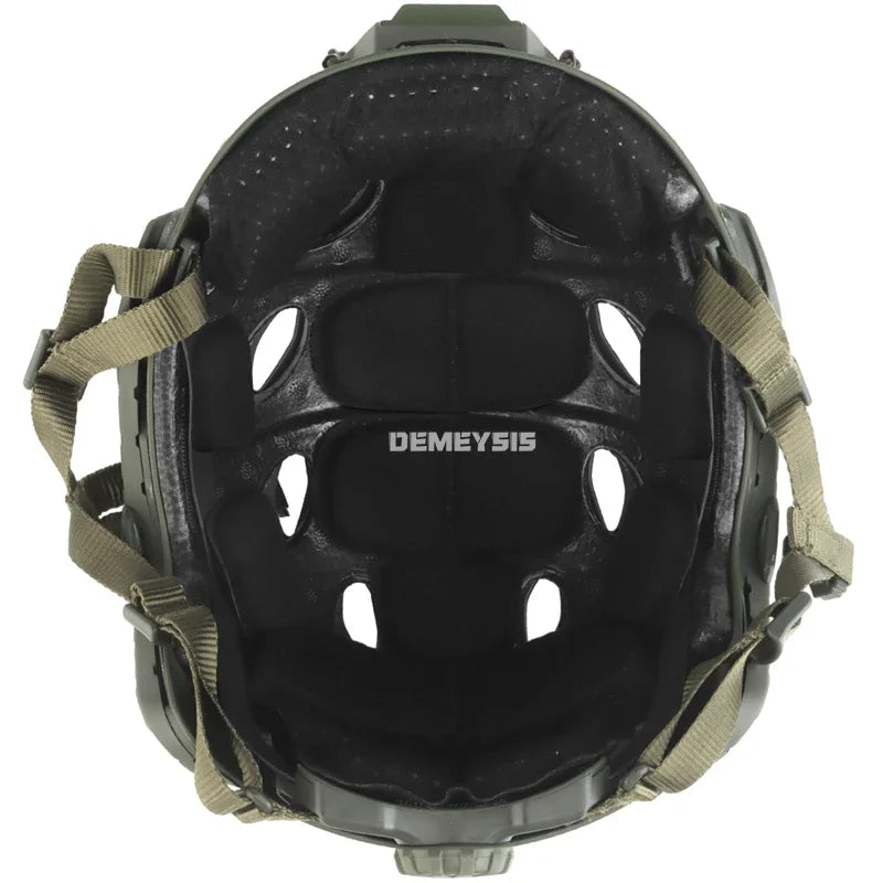 Outdoor Tactical FAST SF Helmet Half Covered Shooting Hunting Protection Sports Helmets Paintball Combat CS Wargame Head Gear