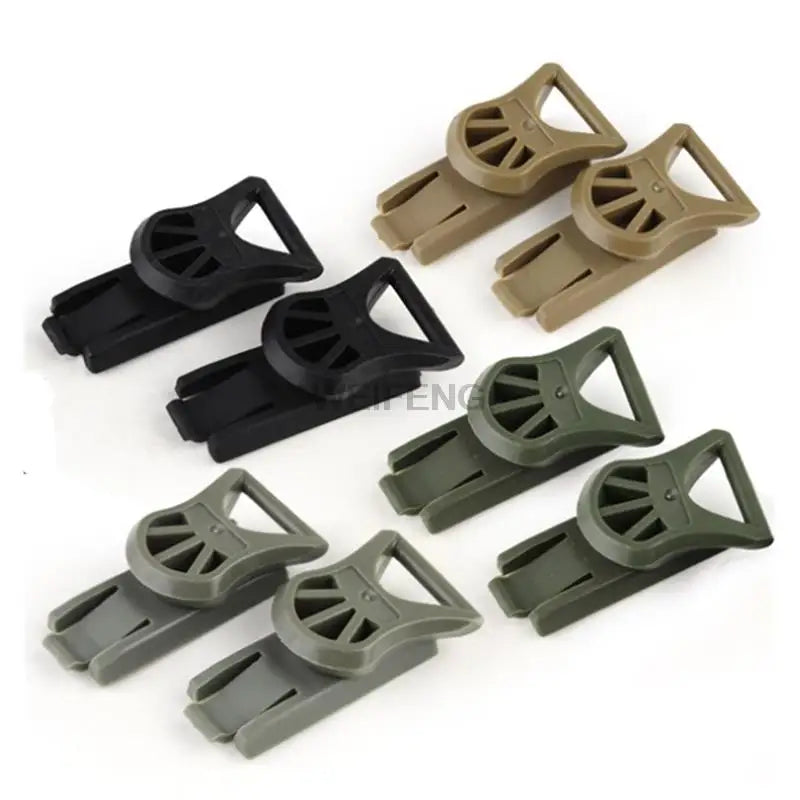 1 Pair Tactical Helmet Accessories NVG Rotating Clamp Rail Adapters Fast Helmet Side Rails Mount for Hunting
