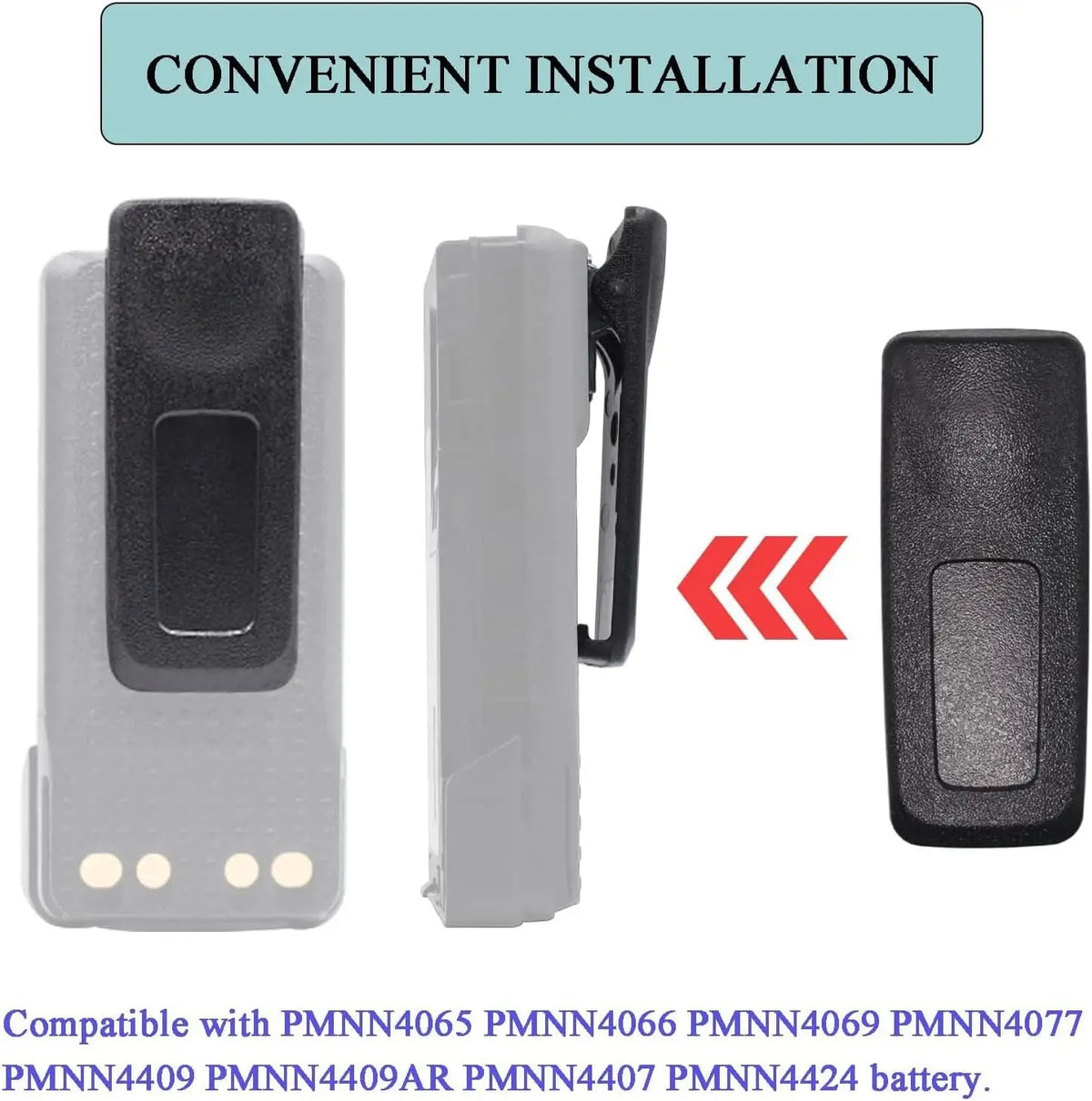 PMLN4651A PMLN4651 Belt Clip Compatible for Motorola XPR3500 XPR3300 XPR7350 XPR7550 XPR3500e XPR3300e XPR7350e XPR7550e  Radio