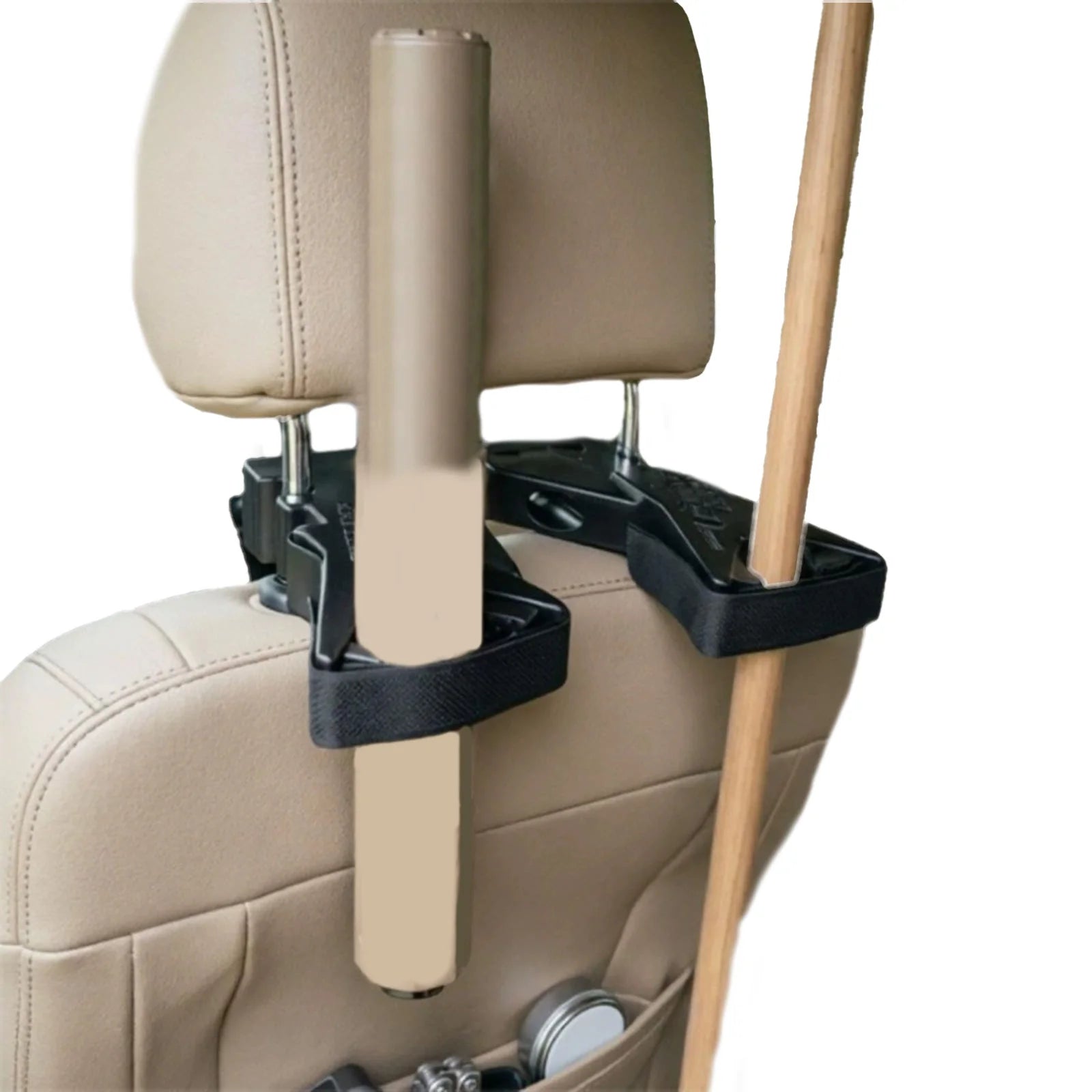 Universal Seat Back Gun Rack Easy To Install Vertical Guns Holder Sling Organizer for Trucks Cars SUVs Hunting Rifles Shotguns