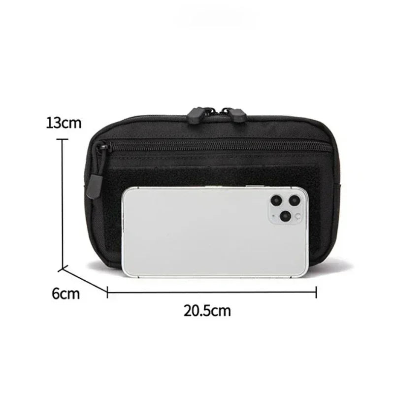 Tactical Molle EDC Waist Pouch Phone Holder First Aid Kit Emergency EMT Utility Tool Pack Hunting Camping Hiking Survival Gear